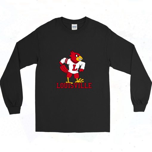 Louisville Cardinals 90s Long Sleeve Style