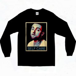 Mac Miller Malcolm Self Care 90s Long Sleeve Style