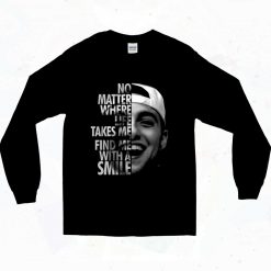 Mac Miller No Matter Where Life Takes Me 90s Long Sleeve Style