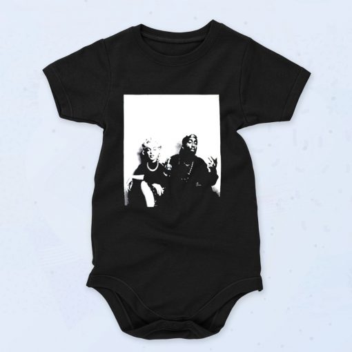 Marilyn 2pac In The Street Baby Onesies Style