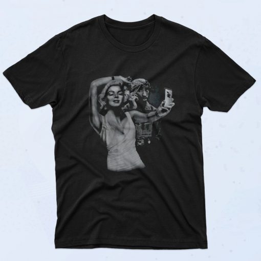 Marilyn Monroe Tupac Shakur Friends 90s T Shirt Style