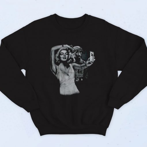 Marilyn Monroe Tupac Shakur Friends Fashionable Sweatshirt