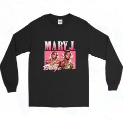 Mary J Blige Rapper 90s Long Sleeve Style