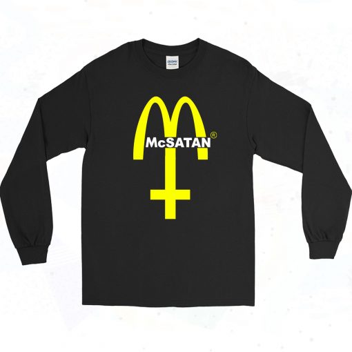 Mc Satan Evil Burger 90s Long Sleeve Style