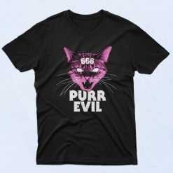 Meow Purr Evil Authentic Vintage T Shirt