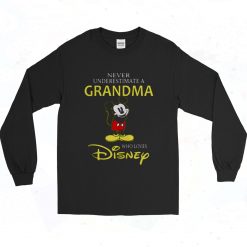 Mickey Mouse A Grandma Loves Disney 90s Long Sleeve Style