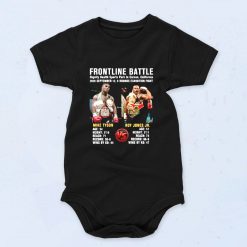 Mike Tyson Vs Roy Jones Jr Baby Onesies Style