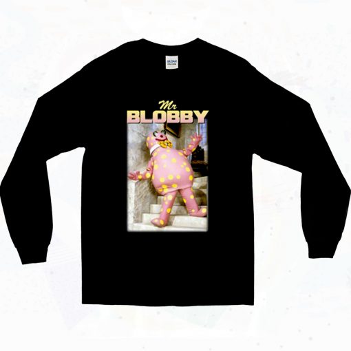 Mr Blobby Funny 90s 90s Long Sleeve Style