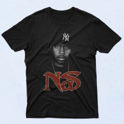 Nas Black Rapper 90s T Shirt Style