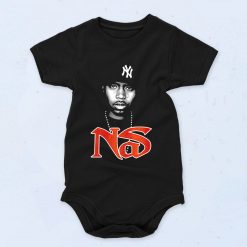 Nas Black Rapper Baby Onesies Style