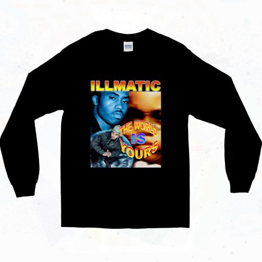 Nas Illmatic The World Is Yours 90s Long Sleeve Style