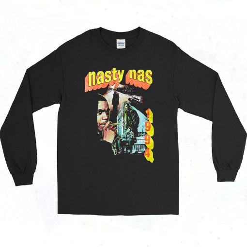 Nasty Nas 90s Long Sleeve Style