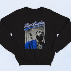 Nipsey Hussle Blue Los Angeles Fashionable Sweatshirt