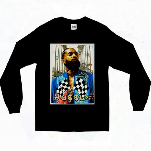 Nipsey Hussle Hip Hop Urban 90s Long Sleeve Style