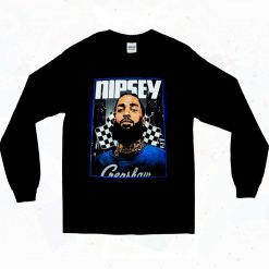 Nipsey Hussle Urban Rapper 90s Long Sleeve Style