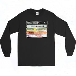 Nirvana Album Cassettes 90s Long Sleeve Style