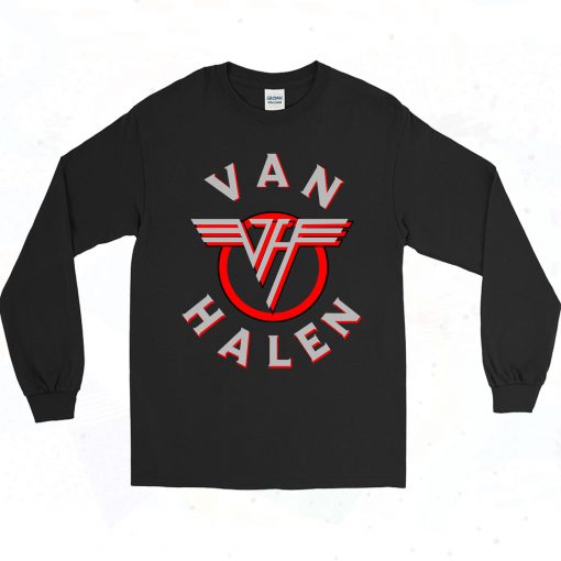 Old Rock Van Halen 90s Long Sleeve Style