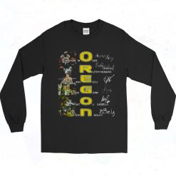 Oregon Ducks Minyon Moore Ruthy Hebard Sign 90s Long Sleeve Style