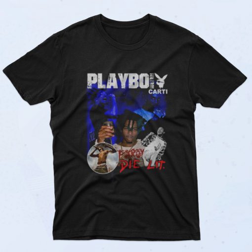 Playboi Carti Die Lit 90s T Shirt Style