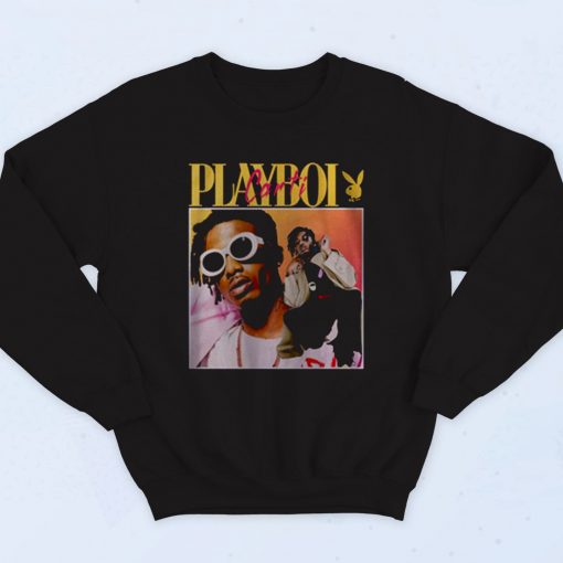 Playboi Carti Vintage Hip Hop Fashionable Sweatshirt