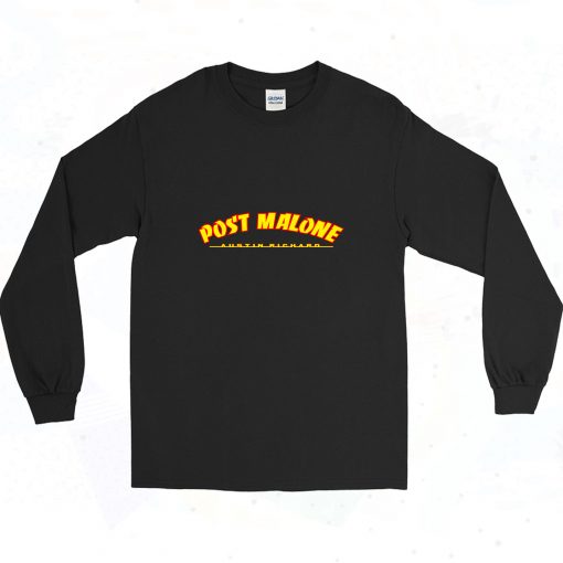 Post Malone Austin Richard 90s Long Sleeve Style