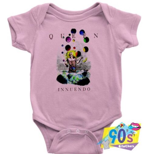 Queen Innuendo Funny Artwork Baby Onesie 90s