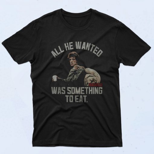 Rambo Wanted Was Something To Eat 90s T Shirt Style