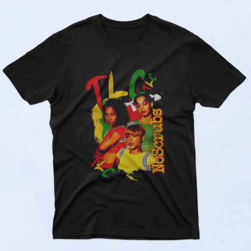 Rap Girl Group Tlc No Scrubs 90s T Shirt Style