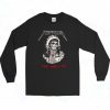 Red Indian Skeleton Yeezus Tour 90s Long Sleeve Style