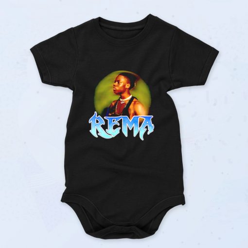 Rema Black Girl Rapper Baby Onesies Style