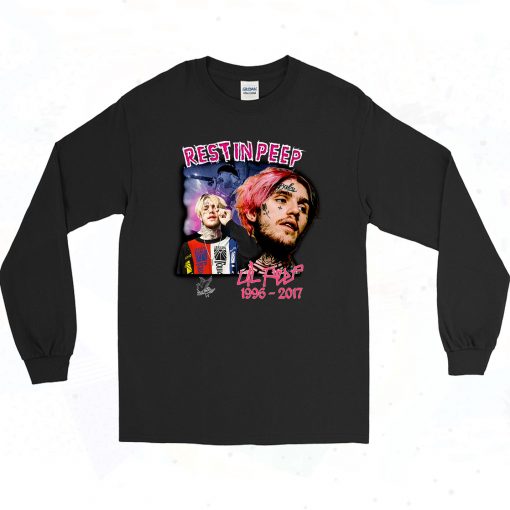 Rest In Lil Peep Memorial 90s Long Sleeve Style