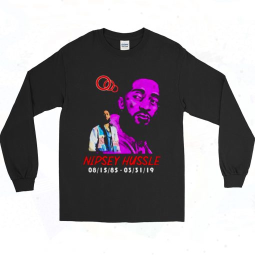 Rest In Peace Nipsey Hussle Thank You 90s Long Sleeve Style