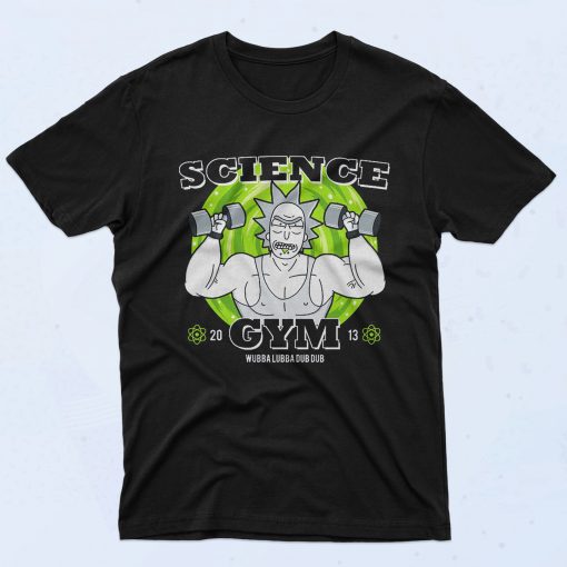 Rick Morty Science Gym Authentic Vintage T Shirt