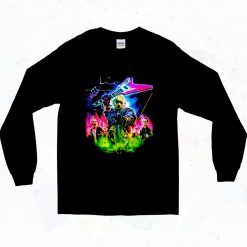 Riday The 13th Inspired Neon Jason 90s Long Sleeve Style