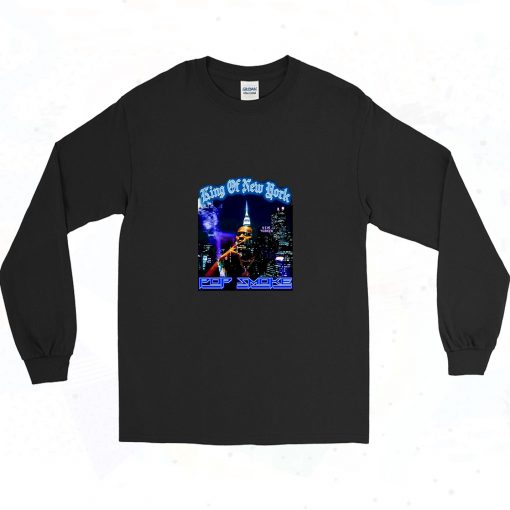 Rip Pop Smoke King Of New York 90s Long Sleeve Style