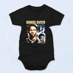 Roddy Ricch Being Anti Social Baby Onesies Style