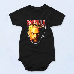 Rodzilla Dennis Rodman Baby Onesies Style