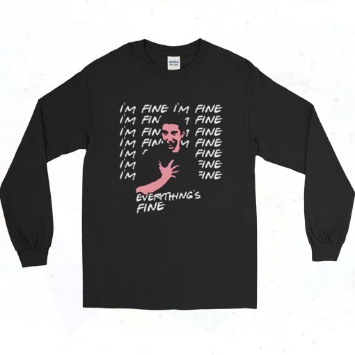 Ross Geller Im Fine 90s Long Sleeve Style