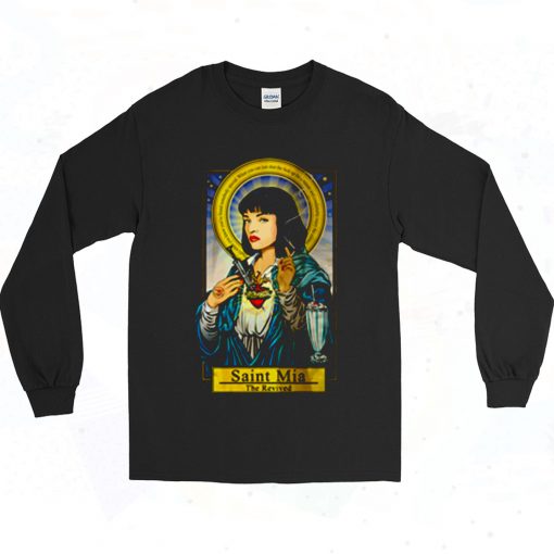 Saint Mia Wallace Pulp Fiction 90s Long Sleeve Style