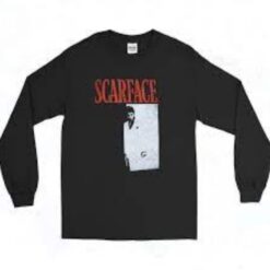 Scarface Movie Crime Poster Long Sleeve Style