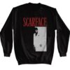 Scarface Poster Sweatshirt 90s