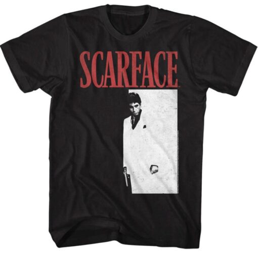 Scarface Retro Movie Poster T Shirt 90s