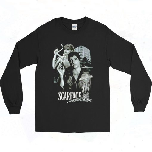 Scarface Tony Montana Gangster 90s Long Sleeve Style