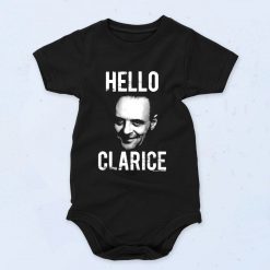 Silence Of The Lambs Hello Clarice Baby Onesies Style