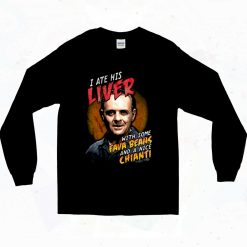 Silence Of The Lambs I His Ate Liver 90s Long Sleeve Style