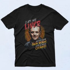 Silence Of The Lambs I His Ate Liver 90s T Shirt Style