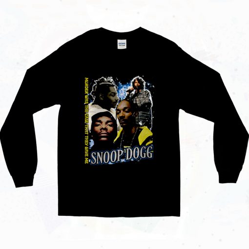 Snoop Dogg 90s Street Rapper 90s Long Sleeve Style