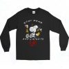 Snoopy Mask Stay Home And Listen To Korn 90s Long Sleeve Style