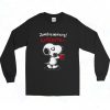 Snoopy Zombie Morning Coffee 90s Long Sleeve Style
