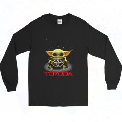 Star Wars Baby Yoda Hug Toyota 90s Long Sleeve Style